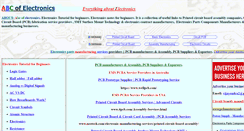Desktop Screenshot of abcofelectronics.com