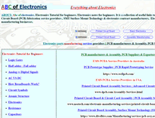 Tablet Screenshot of abcofelectronics.com